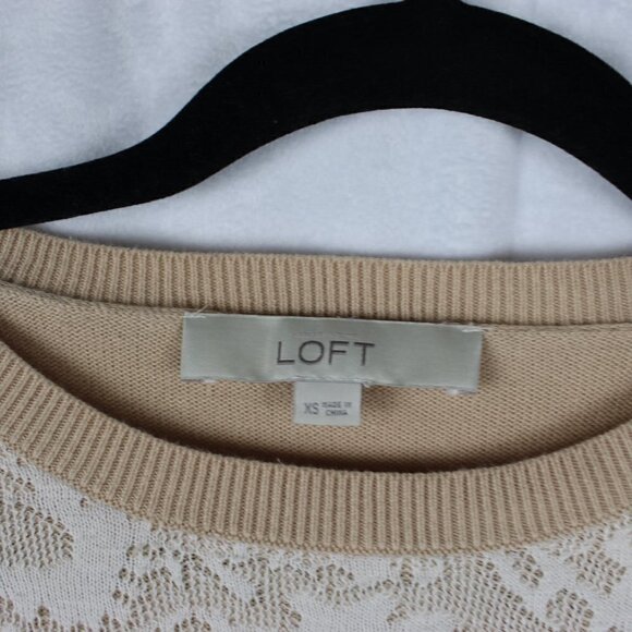 Ann Taylor LOFT | Lace overlay Sweater - Picture 5 of 5